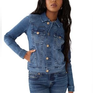 True Religion NWT Denim Jacket size Large